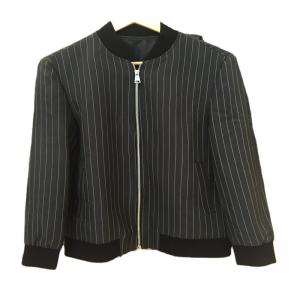 China Toy 200D Polyester Woven White Stripe Suiting Fabric Men Jacket Cloth Live Show High- on sale