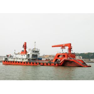 Cheap Port Construction River Sand Dredger Equipped With Cummins High Power Dual Engine for sale