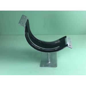 Galvanized Carbon Steel Pipe Clamps With Two Outer Retaining Rings