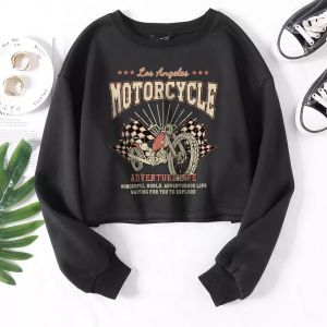 Plus Size Oversized Sweatshirt Polyester Crew Neck Lined Design