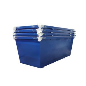 Eco Friendly Skip Bin Recyclable Carbon Steel Metal Waste Skip