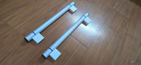 custom made CNC machining sand blast oxidation aluminum large handle for