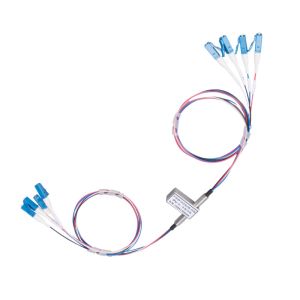 Low Optical Distortions Mechanical Optical Fiber Switch Dual 2x2 Bypass 850nm MM