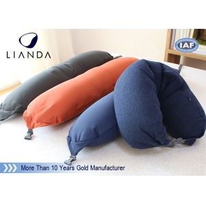 China Soft Plush Microbeads Memory Foam Pillows With 100% Polyester Fleece Material , CE SGS on sale