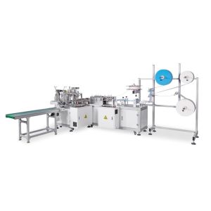 15000pieces/h 12KW KN95 Face Mask Production Line , 2000kg 3 Ply Face Mask