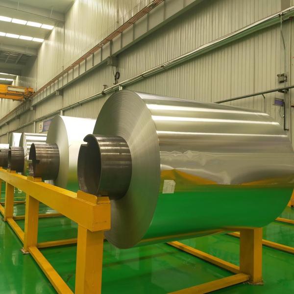 8006 Aluminium Foil Roll For Food Packaging 75ft Aluminium Foil Jumbo Roll