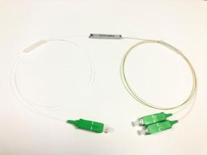 China G657A1 1x2 PLC Splitter Bare Fiber With SC/APC Connector on sale