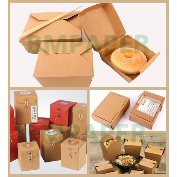  270gsm 300gsm Food Grade Brown Kraft Board For Lunch Boxes 24'' x 36''