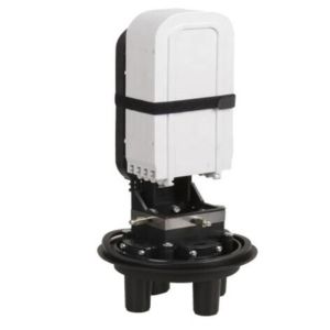 Ip68 24 48 96coreVertical heat shrink seal dome fiber optic closure 1 inlet 3