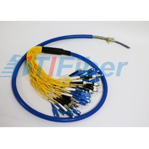 ST LC FC SC Armour Fiber Optic Pigtail Multimode For Fiber Patch Panel And Fiber
