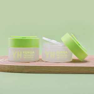 100g PP Plastic Cream Containers Cleaner Cream Scrub Salicylic Cotton Jar With