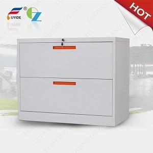 Cheap 2 DRAWER LATERAL filing cabinet for office,H730XW900XD452mm,white color,in stock for sale