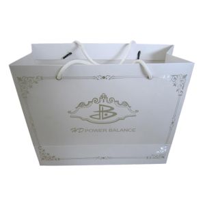 Order Custom Printed Paper Merchandise Bag Business Packaging Online With Eyelet