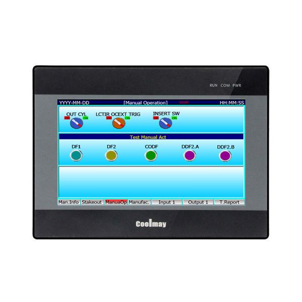 Quality Industrial Human Machine Interface 4 Wire Resistive Panel Built In SD Card Support MODBUS wholesale