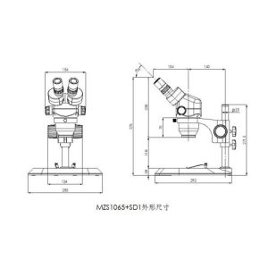 Binocular Stereoscopic Industrial Microscope With Long Working Distance