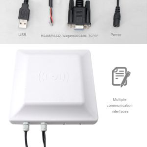 Built In UHF Integrated Antenna 6~10m 868mhz Long Range UHF RFID Reader