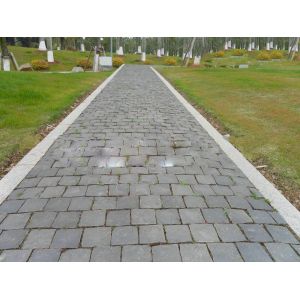 High Hardness Basalt Natural Paving Stones 3.0g / Cm3 Bulk Density