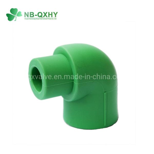 Round Head Code PPR 90 Degree Reducing Elbow for 20mm to 110mm Pipes and