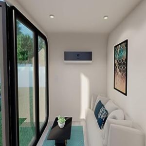 Galvanized Steel Frame Modern Container House for Garden Pod Capsule and Apple