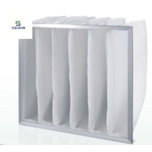 Non Woven Fabric Pocket HEPA Air Filter with Rigid Structure