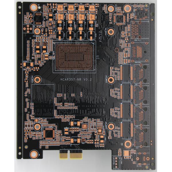 1.6mm Board Thickness Multilayer printed electronic circuit With ENIG 1U Surface
