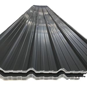 Corrugated Shape Waterproof Plastic PVC Roof Tiles With Accessories 1130mm Width