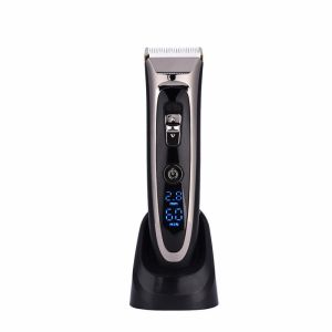 High Precision Professional Hair Clippers Detachable Blade With Digital LED