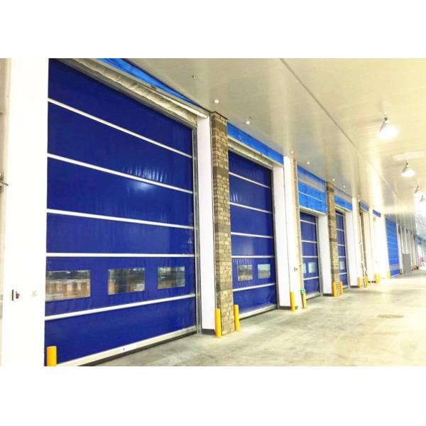 Quality Insulation High Speed PVC Roll Up Rapid Shutter Door 304 Stainless Steel Material Shutter Hard Spiral Fast Door wholesale