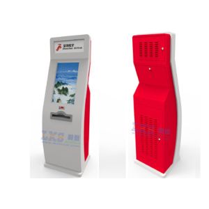 24 Inch Interactive Touch Screen Inforamtion Kiosk With A4 Laser Printer , QR