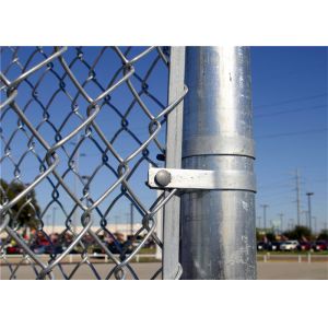 8 Ft High Garden Chain Link Fence Fabric Galvanized 3.0mm-4.0mm