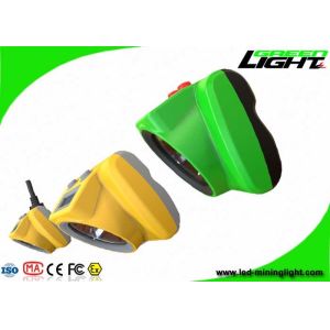 IP68 Rechargeable Led Hard Hat Light 25000lux ABS PC Material With Tracking