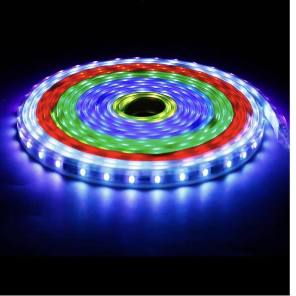Quality 5050 24V IP65 RGB RGBW LED Strip Light Flexible 60Leds/M High Power Led Lights wholesale