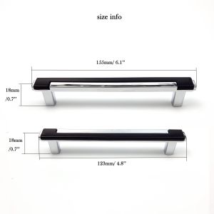 OEM Silver Gold Zinc Alloy Drawer Handles 192mm With Screws