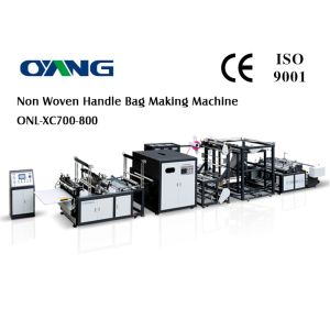 Cheap CE Certification Non Woven Bag Manufacturing Machine With Handle for sale