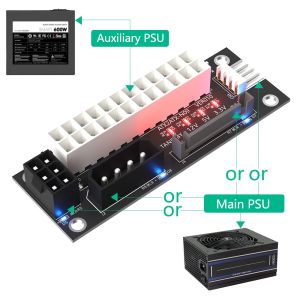 Computer Power Supply ATX 24PIN to Molex SATA 15Pin ATX 6Pin Power Connector