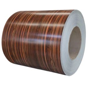 1.2mm PVDF Wood Grain Aluminium Coil 3003H24 Printech Color Coil 50-Year