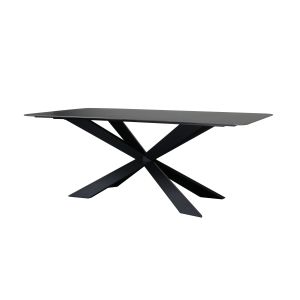 Marble Top Dining Table with Stainless Steel Legs Sintered Stone Dining Table