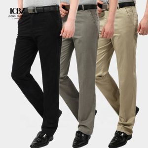 Cargo Pants for Men 2022 Spring and Summer Thin High Waist Straight Dad Dress