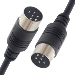 China Custom Radio Midi Male To Male 6 Pin Din To 6 Pin Din S Video Extension Cable For Roland on sale