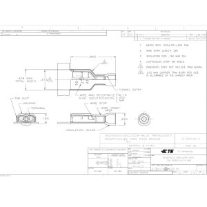 TE Connectivity 3-520116-2 Ultra-Fast 250 Blue Insulated Female Spade Connector