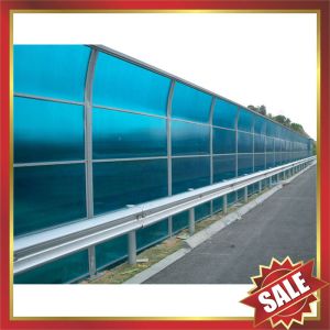 China polycarbonate panel,sound barrier pc panel,polycarbonate board for boulevard highway freeway avenue road sound barrier on sale