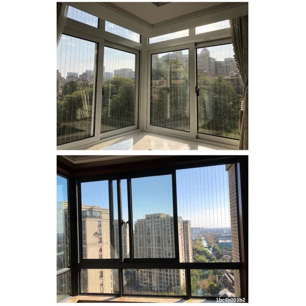 316 Wire Nylon Coating2.0mm Balcony Invisible Grille CombinationSecurity