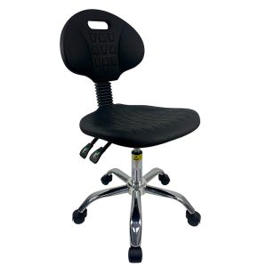 Black PU Foam Anti Static Lab Chair Esd Lab Chair With Backrest