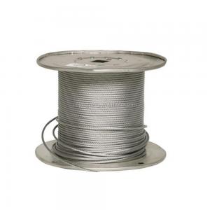Cheap Stainless Steel Wire Rope 3mm 1/8 Stainless Stranded Wire 1x19 Cable Railing Solution for sale