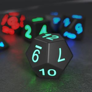 DND Board Polyhedral Dice Adult Game Magic Trick Pixels Electronic Glow LED Dice
