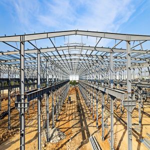 Large Space Steel Structure Construction Garage Storage Prefabricated Steel
