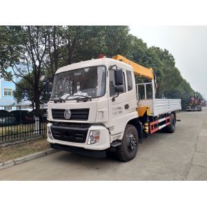 Cheap 4x2 telescopic boom 8 ton truck mounted crane for sale