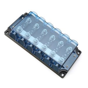 Auto Car Automotive Vehicle 6 Ways Bolt-down MEGA Fuses Blocks Fuse Holder