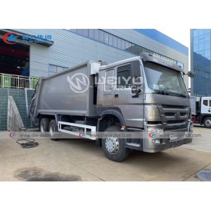 China Sinotruk Howo 14tons Waste Removal Truck 18m3 for Solid Rubbish Management Disposal on sale