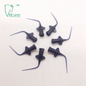 0.35mm Disposable Dental Needles Capillary Tip Pre Bent